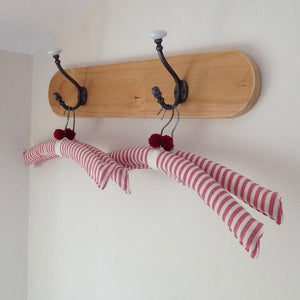 Pompom Coat Hangers - Pompoms can be added to anything with Multipom!