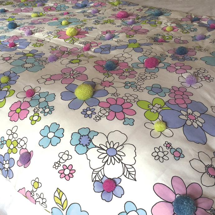 Pretty summery bedcover